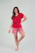 PIJAMA EM ALGODAO COM APLICAÇÕES