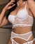CONJUNTO BRANCO CBOJO E CINTA-LIGA EM TULE BORDADO na internet