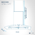 Campana extractora de cocina de pared 76 cm cristal curvo Negra controles touch Copenhague 76 FLINE en internet