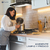 Imagen de Campana extractora de cocina de pared 60 cm cristal curvo Negra | controles touch| Copenhague 60| FLINE