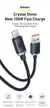 Cabo USB-C Baseus - Carregamento rápido (Alto padrão de qualidade) - loja online