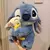 Stitch e pato de pelúcia fofinho Disney (30e 45 cm)