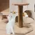 Arranhador Para Gatos Escalador Poste com Brinquedo Gato Duplo Exclusivo Cor Beg - comprar online