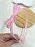 Tiara Chanel Veludo Rosa Bebê - comprar online