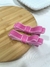 Par Laço chanel Veludo Rosa Escuro - comprar online