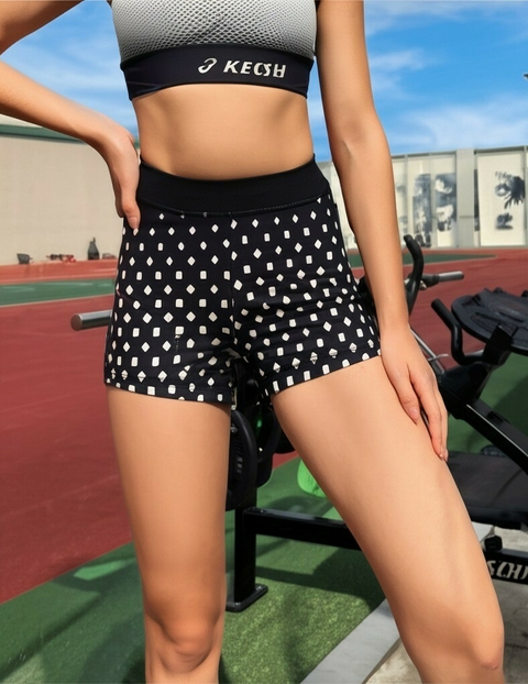 Short Lycra Estampado Rombos - comprar online