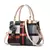 Bolsa de Ombro Feminina Vittoria Plaid - Rosa