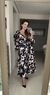 Vestido com Manga Estampado Alice