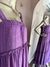 Vestido Midi Alcinha com Cinto Roxo Carol na internet