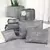 Conjunto de sacos de armazenamento de roupas de viagem, 6 peças, organizador de - loja online