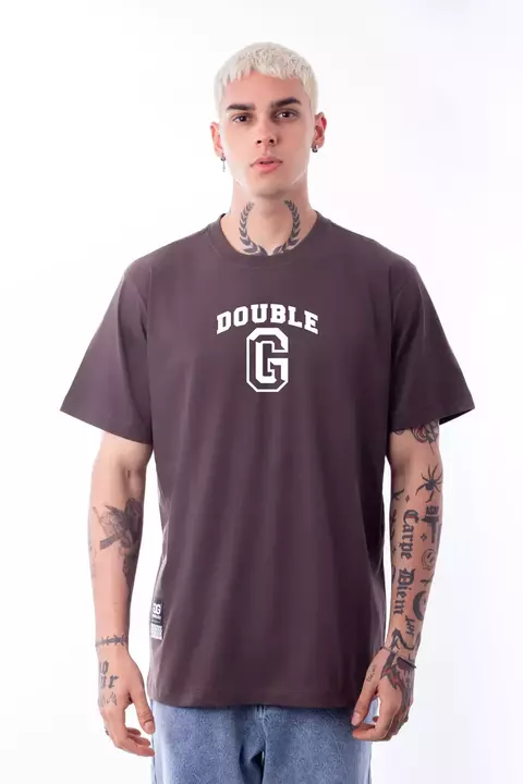 CAMISETA DOUBLE-G CLASSIC DG MARROM