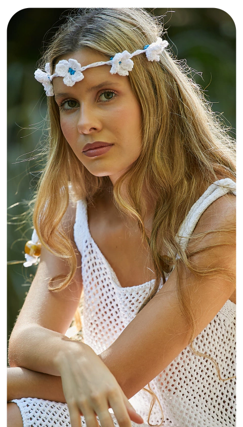 Vincha Flor - comprar online