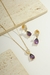 Conjunto gota roxa