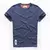 camiseta de verão masculina de algodão - Gliutilidades