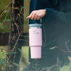 Flip Straw | 890ml ROSA - tienda online