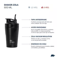 Vaso Shaker 2.0 | 500ml NEGRO