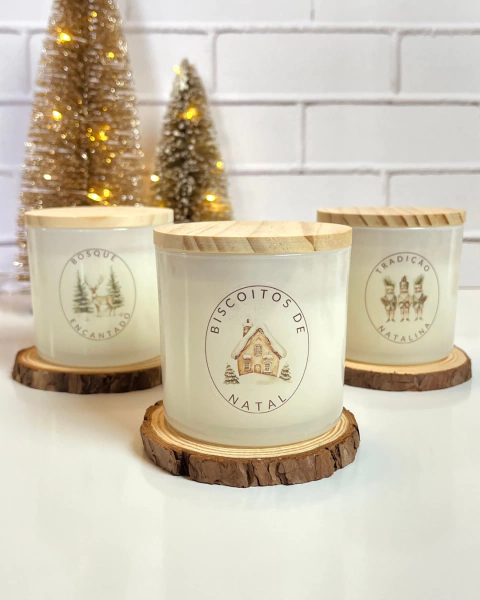 Kit 3 Velas 160g - Coleção Natal Encantado