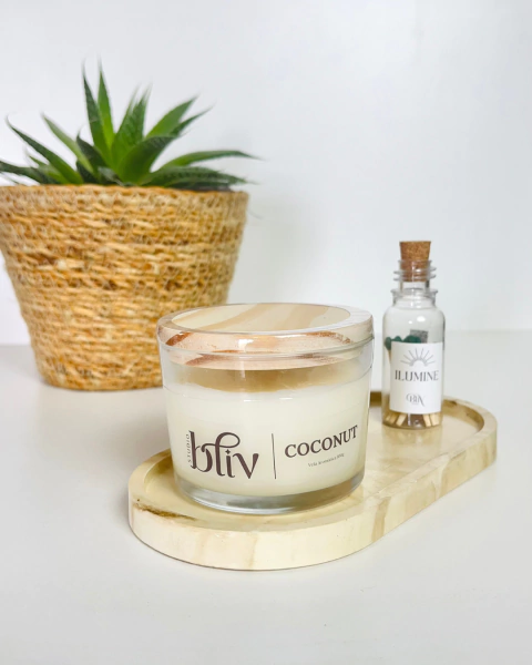 Vela aromática coconut - 100g - comprar online