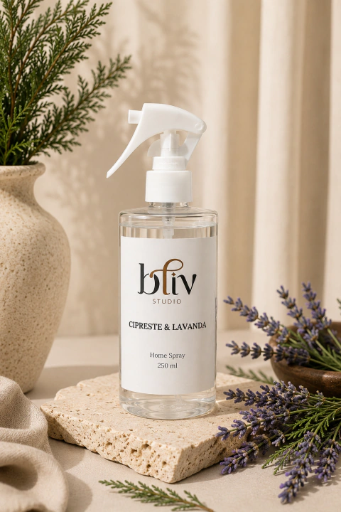 Home Spray 250 ml – Cipreste e Lavanda