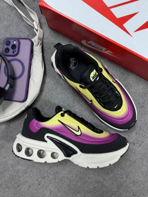 Nike Air Max DN 'Black/ Purple Yellow Gradient'