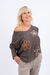 Sweater Italiano Flores Bordadas