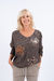 Sweater Italiano Flores Bordadas