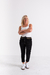 Babucha Gamuzada con Cintura con Lurex - comprar online