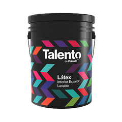Látex Interior Exterior Talento Polacrin Blanco 10 L