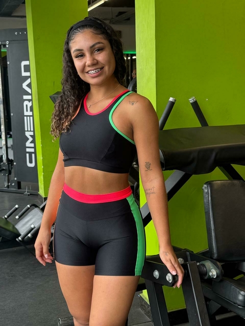 Conjunto de short + top búlgaro