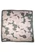 Pañuelo 85 x 85 cm FLORES ROSA/GRIS - comprar online