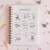 Cuaderno A5 Rayado Anillado + Stickers + plancha Qr. Diseño LIBERTAD - Leer Store