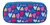 Cartuchera canopla AZUL CORAZONES - comprar online