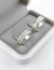 1 Par de Alianças Prata 925 6mm Meia Cana - comprar online