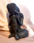 Buda pensando - Resina negra 24 cm - tienda online