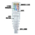 CABO PATCH CORD CAT.6 20CM 100%COBRE BRANCO SOHO CPC - comprar online