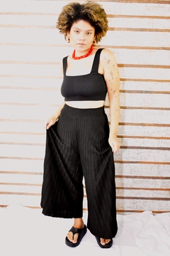 CALÇA PLISSADA