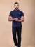 Camiseta Polo Masculina TXC Regular Custom Marinho 6812