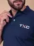 Camiseta Polo Masculina TXC Regular Custom Marinho 6812