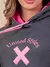 Moletom Country Feminino TXC United Styles Bordado Mescla 9124