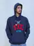 Moletom Masculino TXC Custom ML Bordado Vinho e Marinho 3362