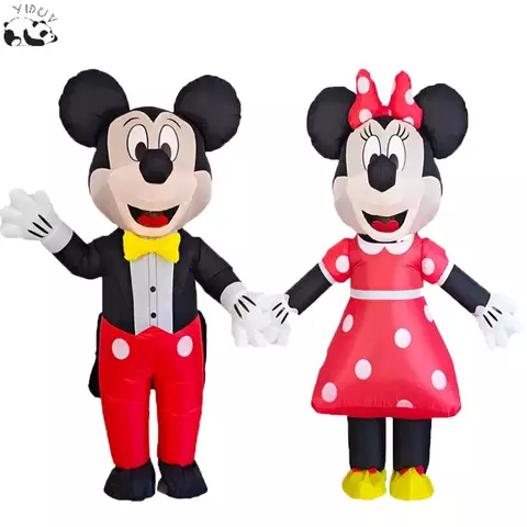 mickey minnie mouse traje inflável