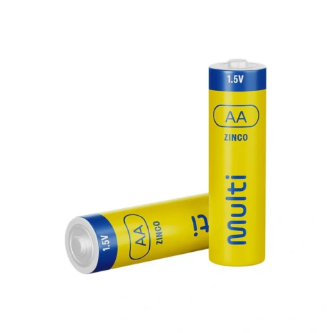 Pilha Zinco AA Multi PZ001 com 4 Unidades 1,5V