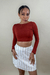 CROPPED MANGA LONGA RAVENA - comprar online