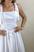 VESTIDO MIDI COM AMARRAÇÕES NAS ALÇAS HARMONIA - Jullas Moda Feminina