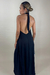 VESTIDO LONGO FRENTE ÚNICA PRETO MILLY - Jullas Moda Feminina