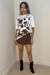 SHORT-SAIA MARROM PALOMA - loja online
