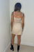 VESTIDO CURTO BEGE ELISA - loja online