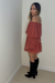 VESTIDO OMBRO A OMBRO MANGA LONGA MARROM LÉIA - Jullas Moda Feminina