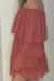 VESTIDO OMBRO A OMBRO MANGA LONGA MARROM LÉIA na internet