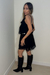 Imagem do VESTIDO CURTO PRETO SANDY